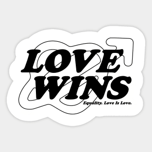 Love Wins Sticker